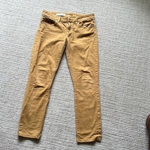 Cute mustard denim. Good condition. Pilcro and the Letter press